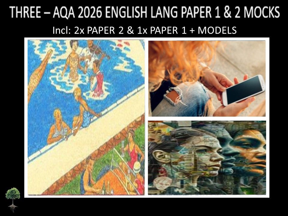 THREE - AQA PAPER 1 & 2 | 2026 FULL MOCKS | MODELS