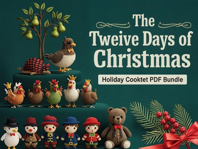 The Twelve Days of Christmas – Holiday Crochet PDF Bundle