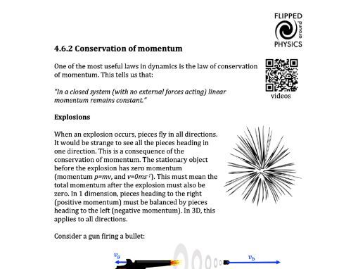 Conservation of momentum
