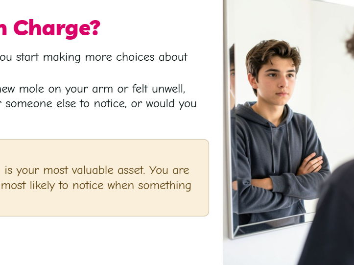 PSHE, physical health, screening & cosmetics