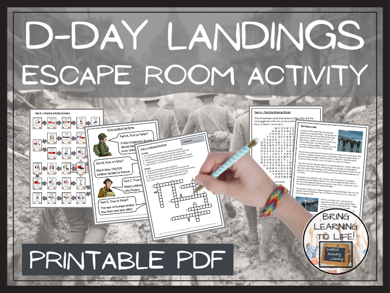 D-Day Landings Escape Room Activity