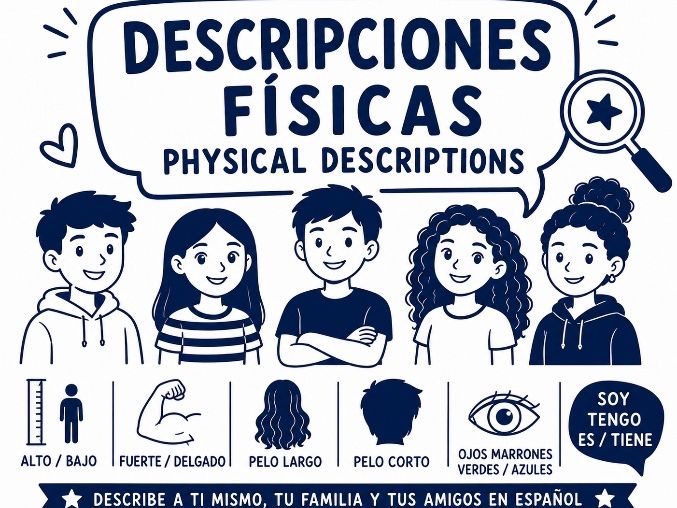 Year 6 transition lesson- Spanish (physical description)