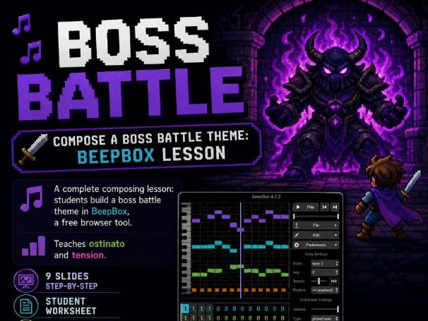 Boss Battle. Compose a Boss Battle Theme: BeepBox Lesson.
