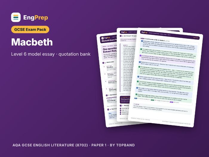 Macbeth Exam Pack (AQA GCSE)