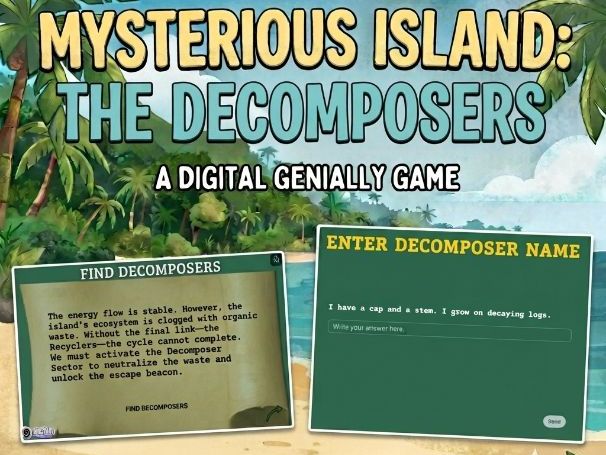 Food Chain Digital Escape Room | Part 4: The Decomposers| KS3 Science Game