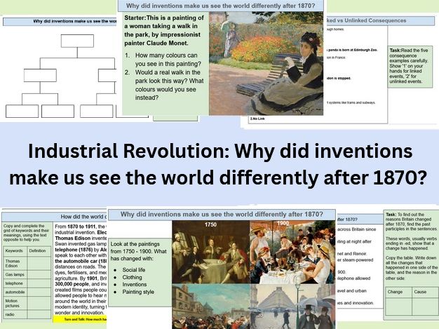 KS3 History Industrial Revolution - Why Did Inventions Change How People Saw the World?