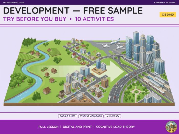 Development FREE SAMPLE | IGCSE Geography 0460 | 5 Modules