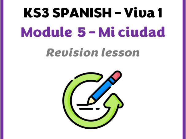 KS3 Spanish - Viva 1 - Módulo 5 (Mi ciudad) - Revision lesson