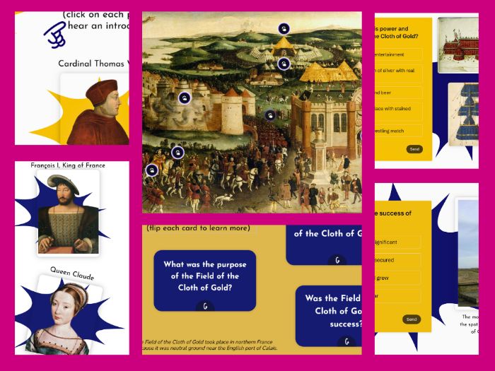 KS3/4 Field of the Cloth of Gold - Interactive Introduction