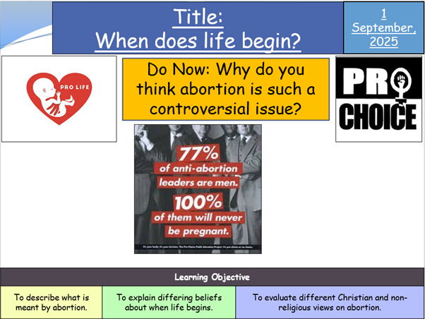 Abortion: When does life begin?
