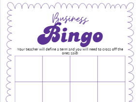 Business Bingo Cards