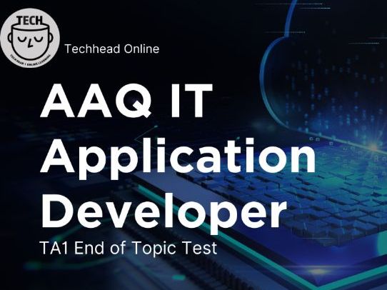 OCR AAQ IT: F160 Topic Area 1 End of Topic Test - Cambridge Advanced National