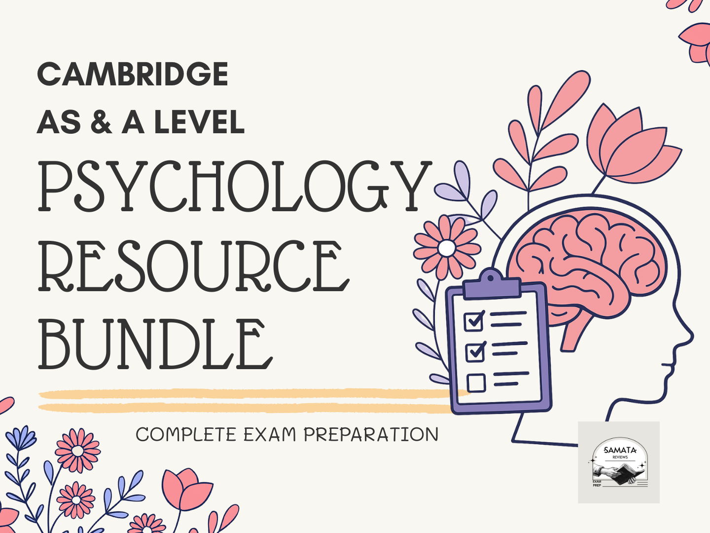 CIE A Level Psychology (9990) Complete Exam Preparation Bundle: All 4 Papers Teaching & Revision Guide + Past Paper Analysis + Command Words Guide + Specialist Options