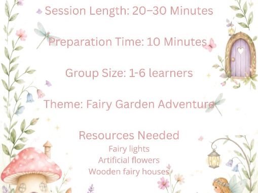 Fairy Garden Adventure Sensory Session | SEND, ASN & EYFS Resource | SoftStepsSensory