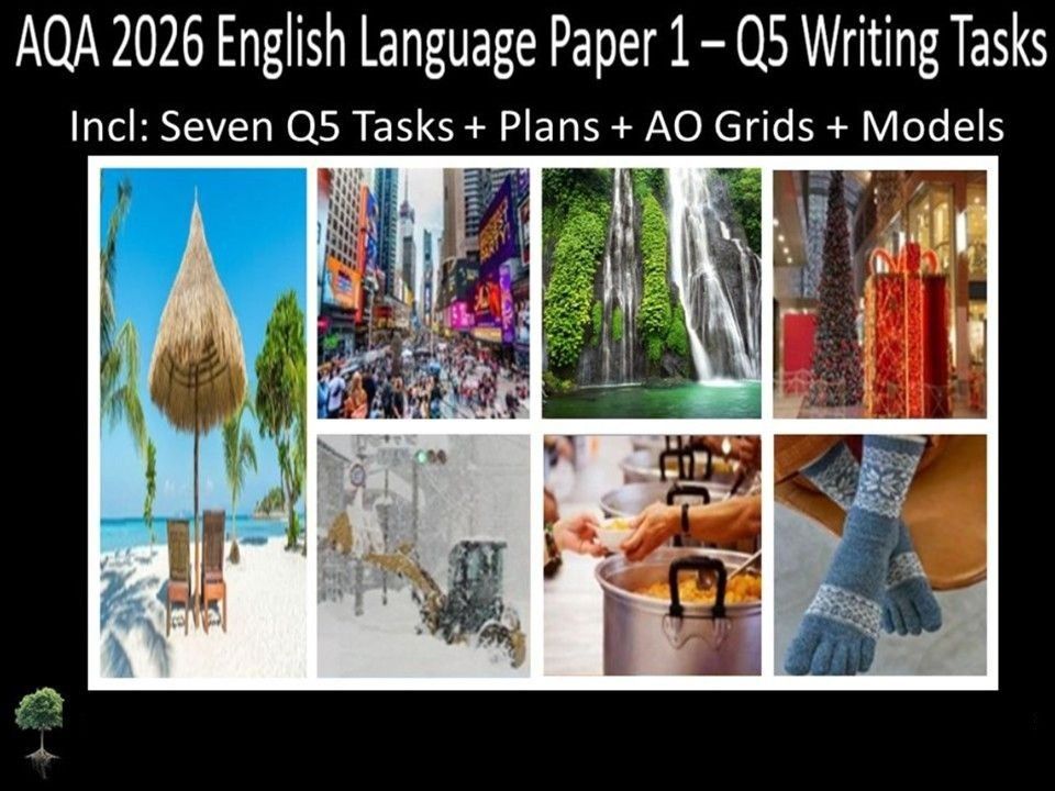 Seven Question 5 - AQA 2026 GCSE English Language Paper 1 | Differentiated Q5 Support
