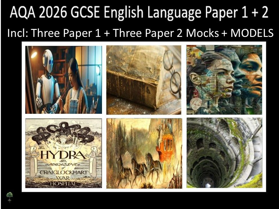 Six AQA 2026 GCSE English Language Paper 1 & 2 Mocks | Models