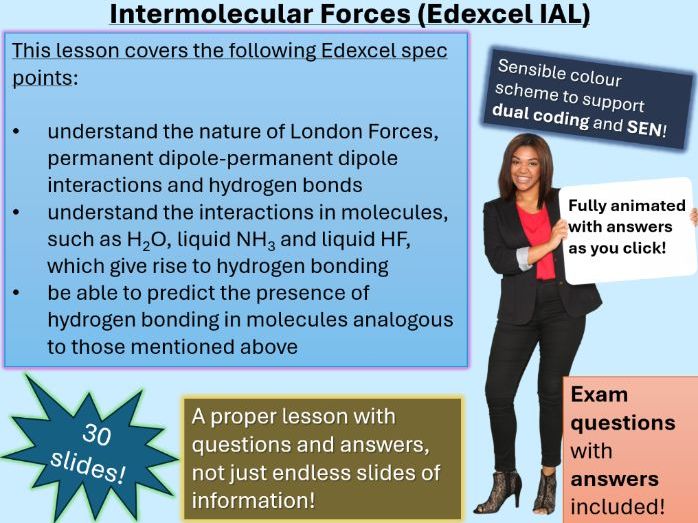 Intermolecular Forces | Full Lesson (click for video preview)