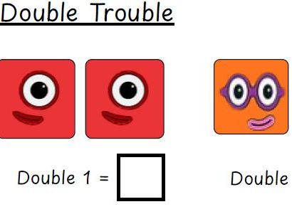 Numberblocks inspired Double Trouble