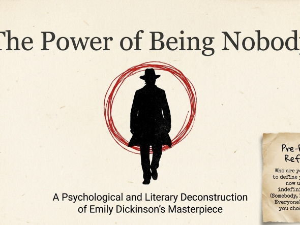 I’m Nobody! Who are you? by Emily Dickinson | Senior English Analysis Deck