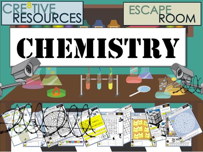 Chemistry Escape Room Science Teaching Resources