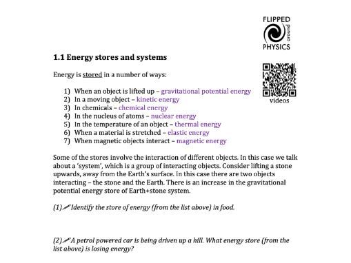 Energy stores and systems