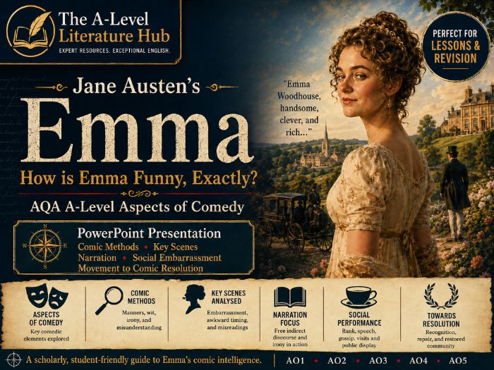 How Is Emma Funny, Exactly? | Jane Austen’s Emma – AQA A-Level Aspects of Comedy