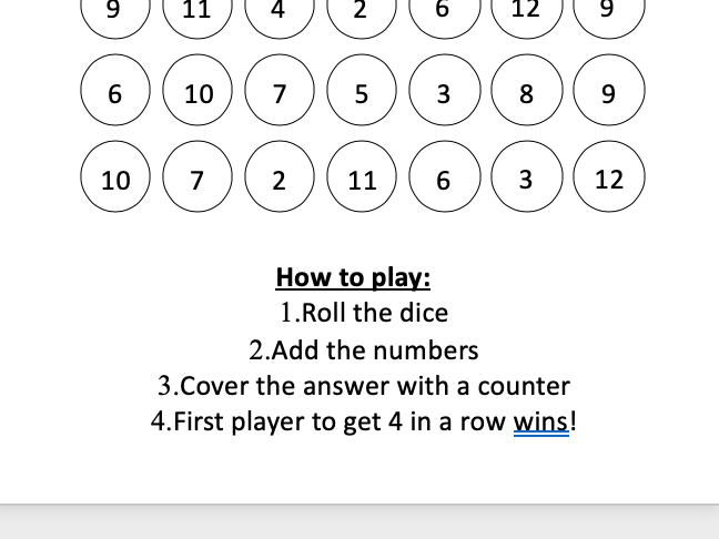 Connect 4 Addition Teaching Resources 1192