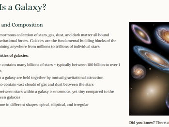 iGCSE Physics - 6.2.2 Stars CORE