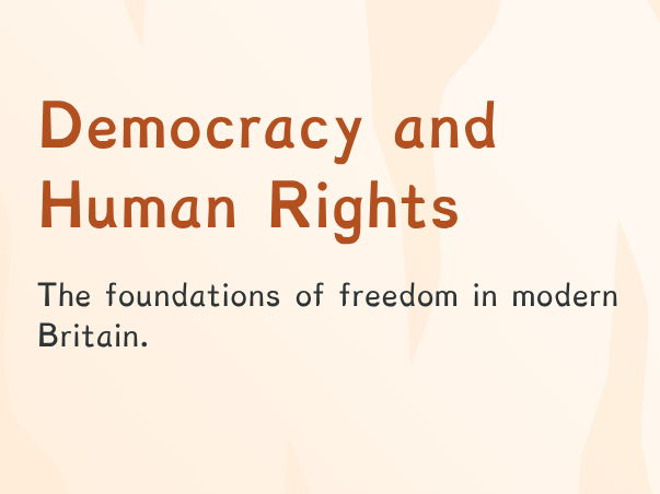 Citizenship - Democracy, Human Rights and Participation (PPT & Worksheet Pack)