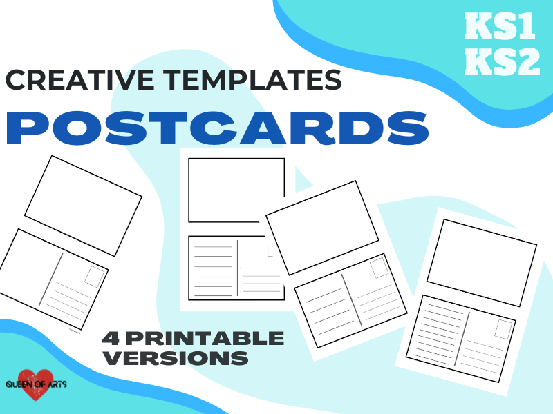 Set of Postcard templates Teaching Resources