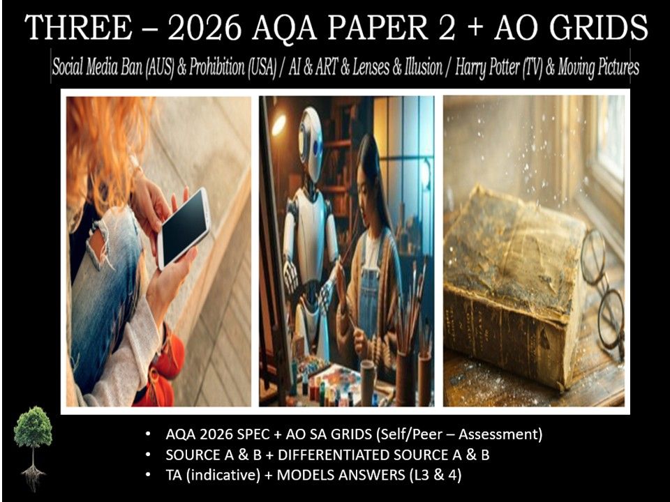 THREE - AQA PAPER 2 | 2026 FULL MOCKS | AO GRIDS
