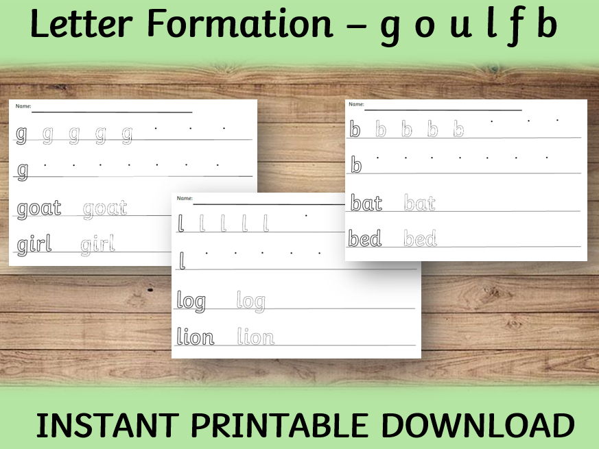 Group 3 Phonics Sounds Letter Formation