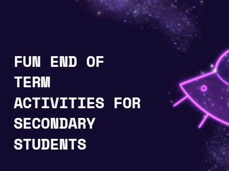 Fun activities for the end of the year