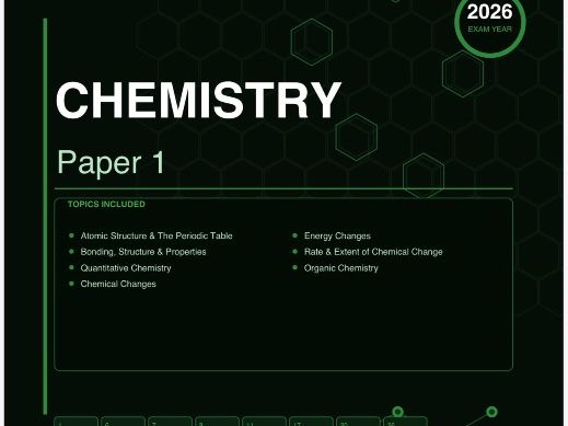 Predicted Chemistry paper 1 2026