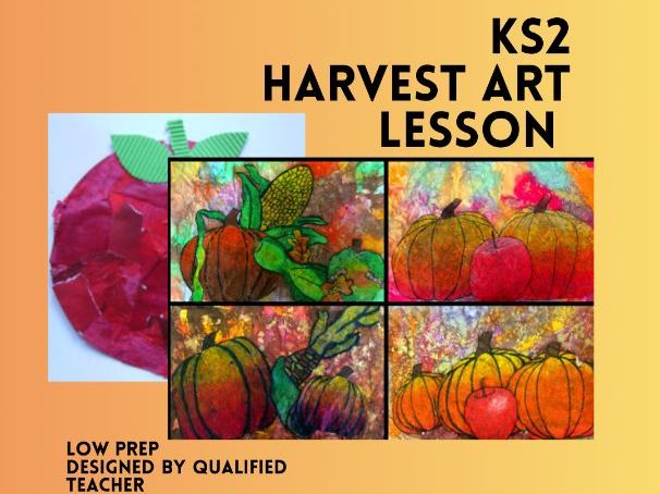 Harvest Art Lesson Plan KS2 | Grades 3-5 Autumn Collage