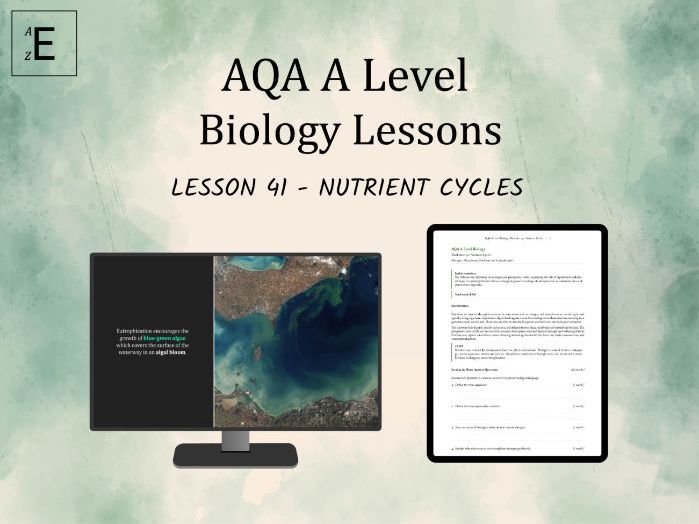 AQA A Level Biology Lesson 41 - Nutrient Cycles