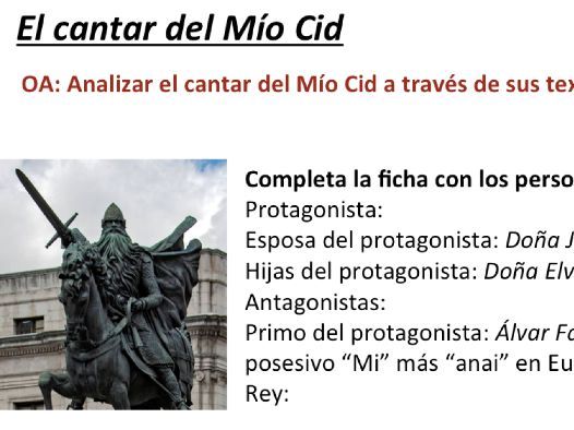 El Cantar del Mío Cid