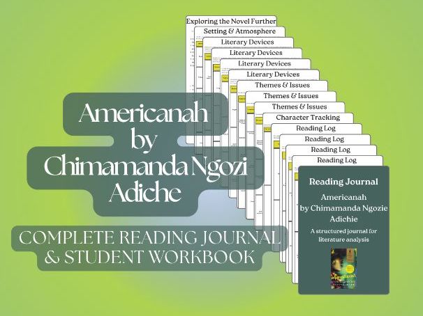 Americanah by Chimamanda Ngozi Adichie – Complete Reading Journal & Study Guide
