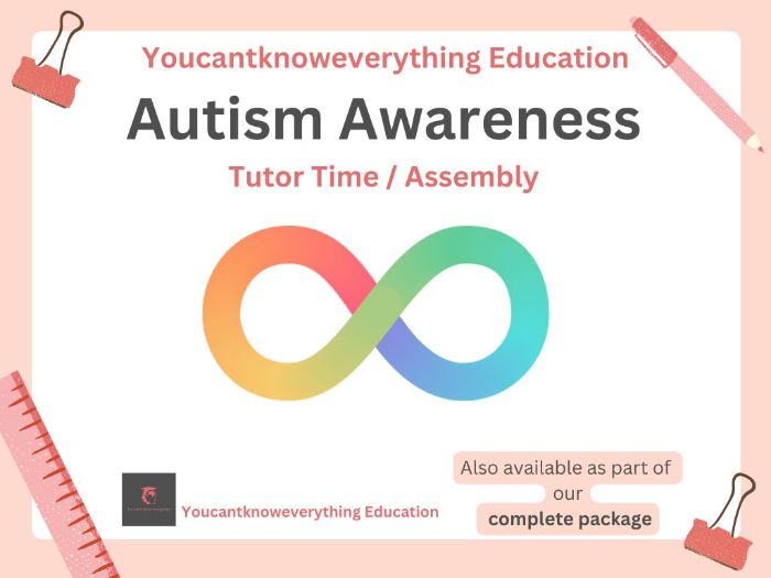 Autism Awareness Tutor Time / Assembly