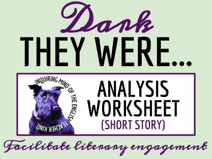 “Dark They Were and Golden Eyed” by Ray Bradbury Close Reading Analysis Worksheet