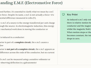 iGCSE Physics - 4.5.1 Electromagnetic Induction CORE