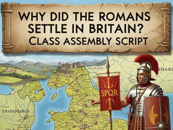 Why did the Romans settle in Britain? Class Assembly Script