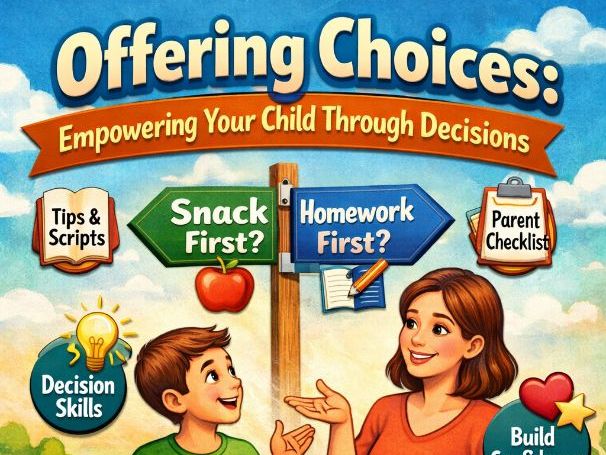 Offering Choices: Empowering Your Child Through Decisions – A Parent Reflection