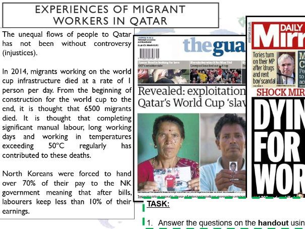 Migration - WJEC- Geography - New specification