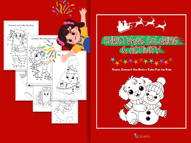 Christmas Coloring & Activity, for Kids