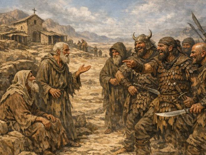 VOCABULARY STORY AND QUIZ      A DESERT CONFRONTATION