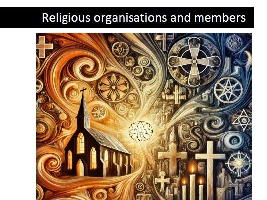 A Level Sociology – Beliefs: ORGANISATIONS, MOVEMENTS & MEMBERS - booklet & teaching slides (AQA)