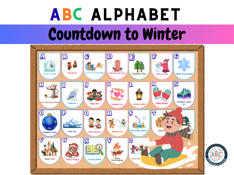 Bulletin Board ABC Countdown Calendar