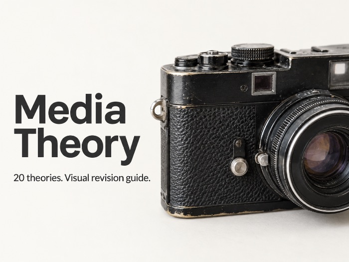 A Level Media Studies: 20 Theories Visual Revision Guide