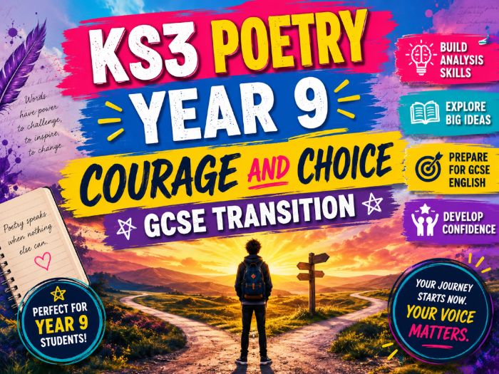 KS3 Poetry - Year 9 - Courage and Choice - GCSE Transition